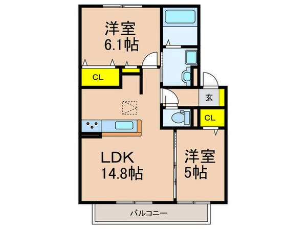 ドラセナの物件間取画像